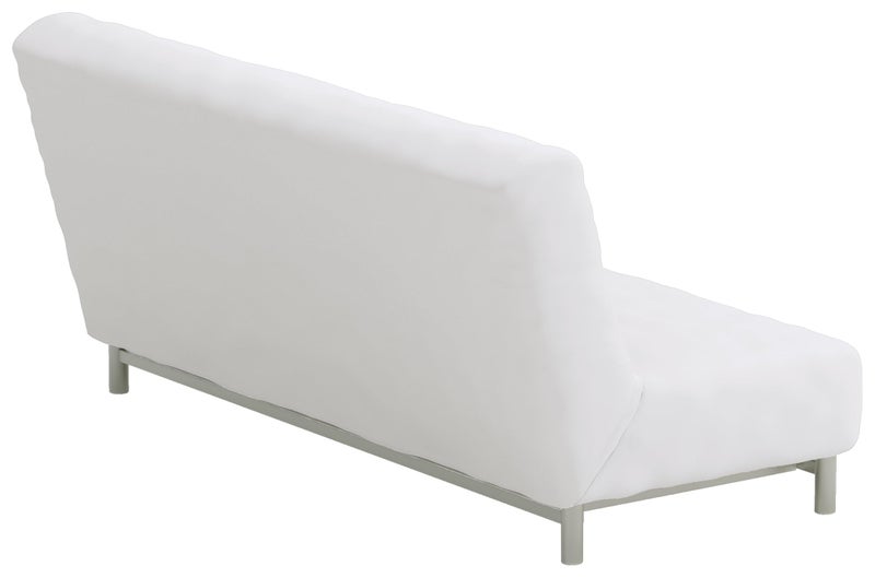 Sofa Pro The Polyester Flax Beddinge Lovas Sofa Bed Cover Replacement is Custom Made for IKEA Beddinge Sleeper, A Quality Futon Slipcover Replacement (White) - Image 4